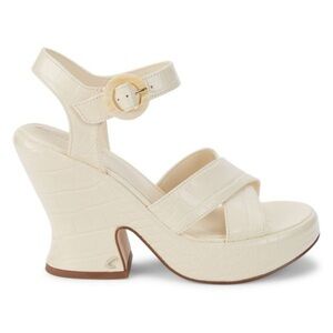 CIRCUS NY BY SAM EDELMAN
Peony Croc-Embossed Leather Platform Sandals size 9